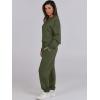 imageANRABESS Womens 2 Piece Outfits Lounge Sets Cropped Sweatshirt ampamp Joggers Fashion Sweatsuit Sweat Set 2024 Fall TravelOlive