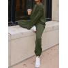 imageANRABESS Womens 2 Piece Outfits Lounge Sets Cropped Sweatshirt ampamp Joggers Fashion Sweatsuit Sweat Set 2024 Fall TravelOlive