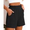 imageANRABESS Womens Casual High Waisted Shorts Wide Leg Elastic Waist Lounge Cute Beach Shorts 2025 Summer Vacation OutfitsBlack
