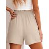 imageANRABESS Womens Casual High Waisted Shorts Wide Leg Elastic Waist Lounge Cute Beach Shorts 2025 Summer Vacation OutfitsKhaki