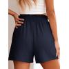 imageANRABESS Womens Casual High Waisted Shorts Wide Leg Elastic Waist Lounge Cute Beach Shorts 2025 Summer Vacation OutfitsNavy