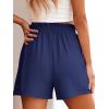 imageANRABESS Womens Casual High Waisted Shorts Wide Leg Elastic Waist Lounge Cute Beach Shorts 2025 Summer Vacation OutfitsNavy Blue