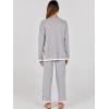 imageANRABESS Womens Two Piece Outfits Knit Pullover Sweater Tops ampamp Wide leg Pants Lounge Matching Sweatsuit Tracksuits SetsSilver Grey