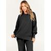 imageANRABESS Women 2 Piece Outfits Oversized Chunky Knit Sweater Top Wide Leg Pants 2024 Fall Lounge Set Trendy Cozy ClothesBlack