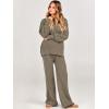 imageANRABESS Women 2 Piece Outfits Oversized Chunky Knit Sweater Top Wide Leg Pants 2024 Fall Lounge Set Trendy Cozy ClothesDeep Apricot