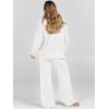 imageANRABESS Women 2 Piece Outfits Oversized Chunky Knit Sweater Top Wide Leg Pants 2024 Fall Lounge Set Trendy Cozy ClothesWhite