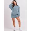imageANRABESS Women 2 Piece Outfits Sweat Shorts Sets 2025 Oversized Casual Lounge Matching Set Sweatsuit Tracksuit ClothesBlue