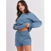 imageANRABESS Women 2 Piece Outfits Sweat Shorts Sets 2025 Oversized Casual Lounge Matching Set Sweatsuit Tracksuit ClothesDeep Blue