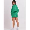 imageANRABESS Women 2 Piece Outfits Sweat Shorts Sets 2025 Oversized Casual Lounge Matching Set Sweatsuit Tracksuit ClothesGreen