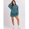 imageANRABESS Women 2 Piece Outfits Sweat Shorts Sets 2025 Oversized Casual Lounge Matching Set Sweatsuit Tracksuit ClothesLake