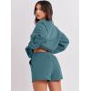 imageANRABESS Women 2 Piece Outfits Sweat Shorts Sets 2025 Oversized Casual Lounge Matching Set Sweatsuit Tracksuit ClothesLake