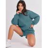 imageANRABESS Women 2 Piece Outfits Sweat Shorts Sets 2025 Oversized Casual Lounge Matching Set Sweatsuit Tracksuit ClothesLake