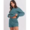 imageANRABESS Women 2 Piece Outfits Sweat Shorts Sets 2025 Oversized Casual Lounge Matching Set Sweatsuit Tracksuit ClothesLake