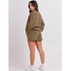 imageANRABESS Women 2 Piece Outfits Sweat Shorts Sets 2025 Oversized Casual Lounge Matching Set Sweatsuit Tracksuit ClothesLight Brown