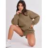 imageANRABESS Women 2 Piece Outfits Sweat Shorts Sets 2025 Oversized Casual Lounge Matching Set Sweatsuit Tracksuit ClothesLight Brown