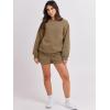 imageANRABESS Women 2 Piece Outfits Sweat Shorts Sets 2025 Oversized Casual Lounge Matching Set Sweatsuit Tracksuit ClothesLight Brown