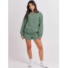 imageANRABESS Women 2 Piece Outfits Sweat Shorts Sets 2025 Oversized Casual Lounge Matching Set Sweatsuit Tracksuit ClothesLight Green