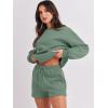 imageANRABESS Women 2 Piece Outfits Sweat Shorts Sets 2025 Oversized Casual Lounge Matching Set Sweatsuit Tracksuit ClothesLight Green