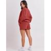 imageANRABESS Women 2 Piece Outfits Sweat Shorts Sets 2025 Oversized Casual Lounge Matching Set Sweatsuit Tracksuit ClothesRust Red