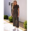 imageANRABESS Womens 2 Piece Outfits Lounge Sets 2025 Summer Sweatsuits Short Sleeve Wide Leg Pants Sweat Set Tracksuits ClothesCoffee
