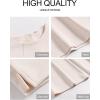 imageANRABESS Womens 2 Piece Outfits Lounge Sets 2025 Summer Sweatsuits Short Sleeve Wide Leg Pants Sweat Set Tracksuits ClothesLight Peach