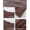 imageANRABESS Womens 2 Piece Outfits Sweater Sets Knit Crewneck Tops Wide Leg Pants 2024 Fall Casual Matching Lounge Set ClothesCoffee