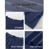 imageANRABESS Womens 2 Piece Outfits Sweater Sets Knit Crewneck Tops Wide Leg Pants 2024 Fall Casual Matching Lounge Set ClothesNavy Blue
