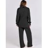 imageANRABESS Womens 2 Piece Sweatsuits Turtleneck Sweatshirts Sweatpants Tracksuit Sets 2024 Fall Sweat Lounge Matching OutfitsBlack