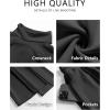 imageANRABESS Womens 2 Piece Sweatsuits Turtleneck Sweatshirts Sweatpants Tracksuit Sets 2024 Fall Sweat Lounge Matching OutfitsBlack