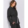 imageANRABESS Womens 2 Piece Sweatsuits Turtleneck Sweatshirts Sweatpants Tracksuit Sets 2024 Fall Sweat Lounge Matching OutfitsBlack