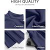 imageANRABESS Womens 2 Piece Sweatsuits Turtleneck Sweatshirts Sweatpants Tracksuit Sets 2024 Fall Sweat Lounge Matching OutfitsNavy Blue