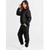 imageANRABESS Womens Two Piece Outfits Lounge Set Long Sleeve Crewneck Sweatshirt Jogger Pants Tracksuit Sweatsuit 2024 Fall SetsBlack