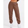 imageANRABESS Womens Two Piece Outfits Lounge Set Long Sleeve Crewneck Sweatshirt Jogger Pants Tracksuit Sweatsuit 2024 Fall SetsCoffee