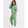 imageANRABESS Womens Two Piece Outfits Lounge Set Long Sleeve Crewneck Sweatshirt Jogger Pants Tracksuit Sweatsuit 2024 Fall SetsMint Green