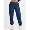 imageANRABESS Womens Two Piece Outfits Lounge Set Long Sleeve Crewneck Sweatshirt Jogger Pants Tracksuit Sweatsuit 2024 Fall SetsNavy Blue