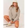 imageANRABESS Women 2 Piece Outfit Oversized Hoodie Sweatshirt Shorts Lounge Sweat Set Sweatsuit Tracksuit 2025 Trendy Y2K ClothesApricot