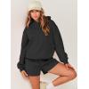 imageANRABESS Women 2 Piece Outfit Oversized Hoodie Sweatshirt Shorts Lounge Sweat Set Sweatsuit Tracksuit 2025 Trendy Y2K ClothesBlack