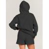 imageANRABESS Women 2 Piece Outfit Oversized Hoodie Sweatshirt Shorts Lounge Sweat Set Sweatsuit Tracksuit 2025 Trendy Y2K ClothesBlack