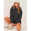 imageANRABESS Women 2 Piece Outfit Oversized Hoodie Sweatshirt Shorts Lounge Sweat Set Sweatsuit Tracksuit 2025 Trendy Y2K ClothesBlack