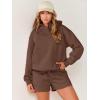 imageANRABESS Women 2 Piece Outfit Oversized Hoodie Sweatshirt Shorts Lounge Sweat Set Sweatsuit Tracksuit 2025 Trendy Y2K ClothesBrown