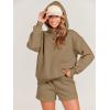 imageANRABESS Women 2 Piece Outfit Oversized Hoodie Sweatshirt Shorts Lounge Sweat Set Sweatsuit Tracksuit 2025 Trendy Y2K ClothesCoffee