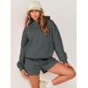 imageANRABESS Women 2 Piece Outfit Oversized Hoodie Sweatshirt Shorts Lounge Sweat Set Sweatsuit Tracksuit 2025 Trendy Y2K ClothesDark Grey
