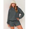 imageANRABESS Women 2 Piece Outfit Oversized Hoodie Sweatshirt Shorts Lounge Sweat Set Sweatsuit Tracksuit 2025 Trendy Y2K ClothesDark Grey