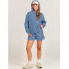 imageANRABESS Women 2 Piece Outfit Oversized Hoodie Sweatshirt Shorts Lounge Sweat Set Sweatsuit Tracksuit 2025 Trendy Y2K ClothesDeep Blue