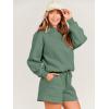 imageANRABESS Women 2 Piece Outfit Oversized Hoodie Sweatshirt Shorts Lounge Sweat Set Sweatsuit Tracksuit 2025 Trendy Y2K ClothesGreen