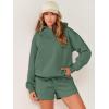 imageANRABESS Women 2 Piece Outfit Oversized Hoodie Sweatshirt Shorts Lounge Sweat Set Sweatsuit Tracksuit 2025 Trendy Y2K ClothesGreen