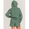 imageANRABESS Women 2 Piece Outfit Oversized Hoodie Sweatshirt Shorts Lounge Sweat Set Sweatsuit Tracksuit 2025 Trendy Y2K ClothesGreen