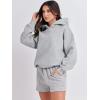 imageANRABESS Women 2 Piece Outfit Oversized Hoodie Sweatshirt Shorts Lounge Sweat Set Sweatsuit Tracksuit 2025 Trendy Y2K ClothesLight Grey