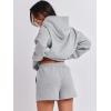 imageANRABESS Women 2 Piece Outfit Oversized Hoodie Sweatshirt Shorts Lounge Sweat Set Sweatsuit Tracksuit 2025 Trendy Y2K ClothesLight Grey