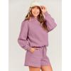 imageANRABESS Women 2 Piece Outfit Oversized Hoodie Sweatshirt Shorts Lounge Sweat Set Sweatsuit Tracksuit 2025 Trendy Y2K ClothesPurple